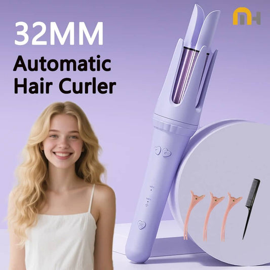 32mm Hair Curling Iron Wand for Smooth Salon-Style Waves Shop Online at TagsLinks UK