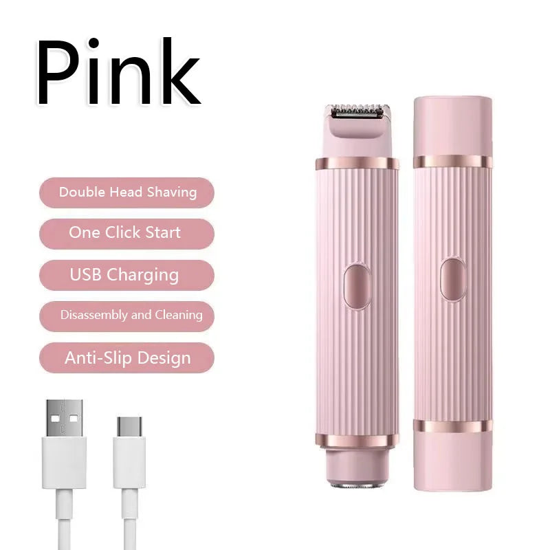 2-in-1 Waterproof Women’s Electric Shaver & Bikini Trimmer