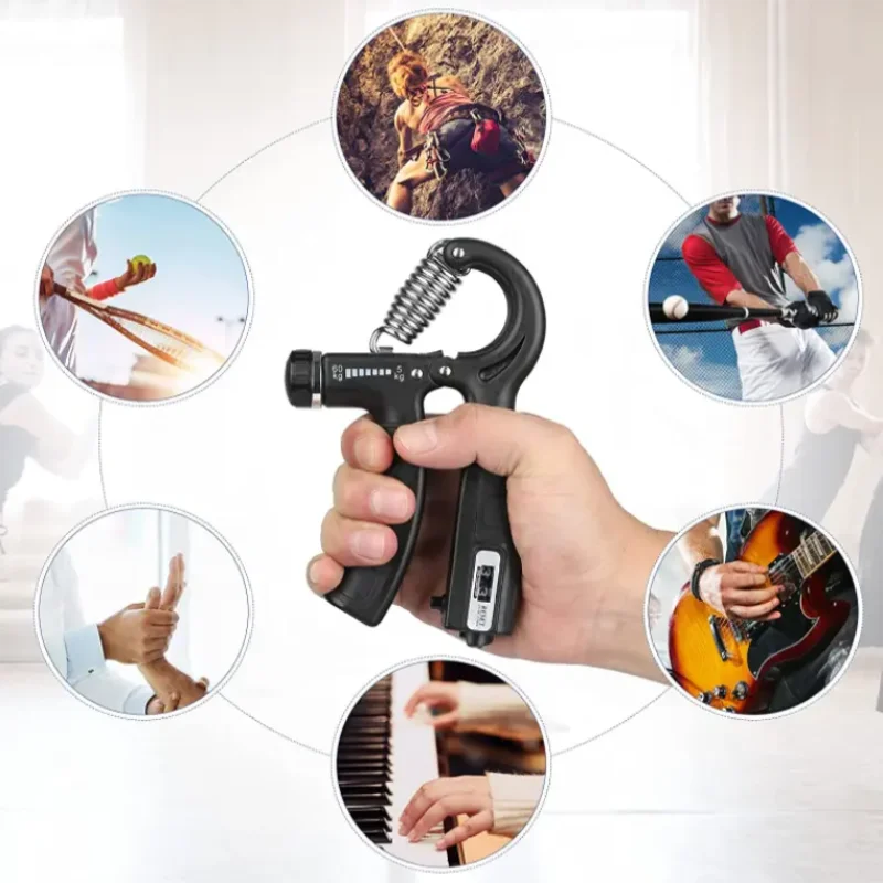 Adjustable Grip Strength Trainer 5–60KG Hand Exerciser