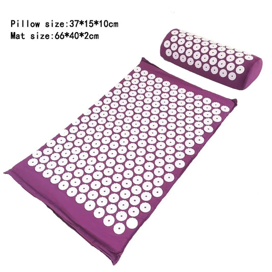 Acupressure Mat & Pillow Set for Relaxation & Recovery