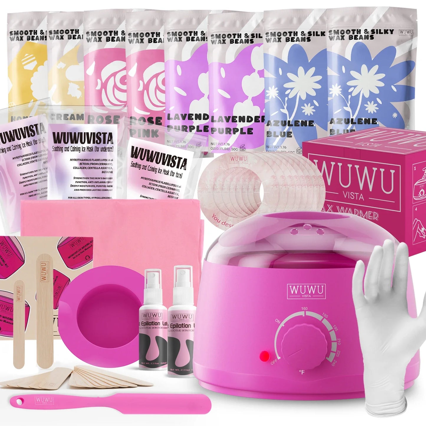 Professional Hair Removal Waxing Set