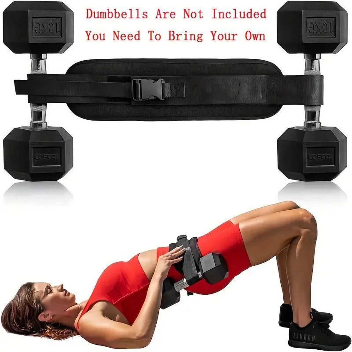 Adjustable Weighted Waist Belt Home Fitness Training
