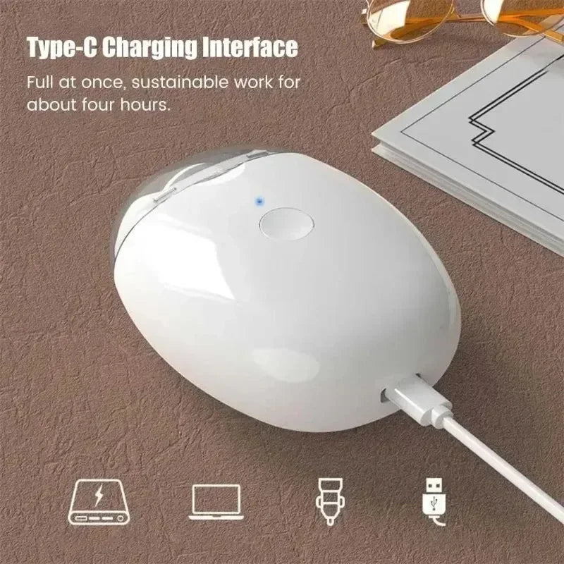 2-in-1 Electric Nail Clipper with LED Light