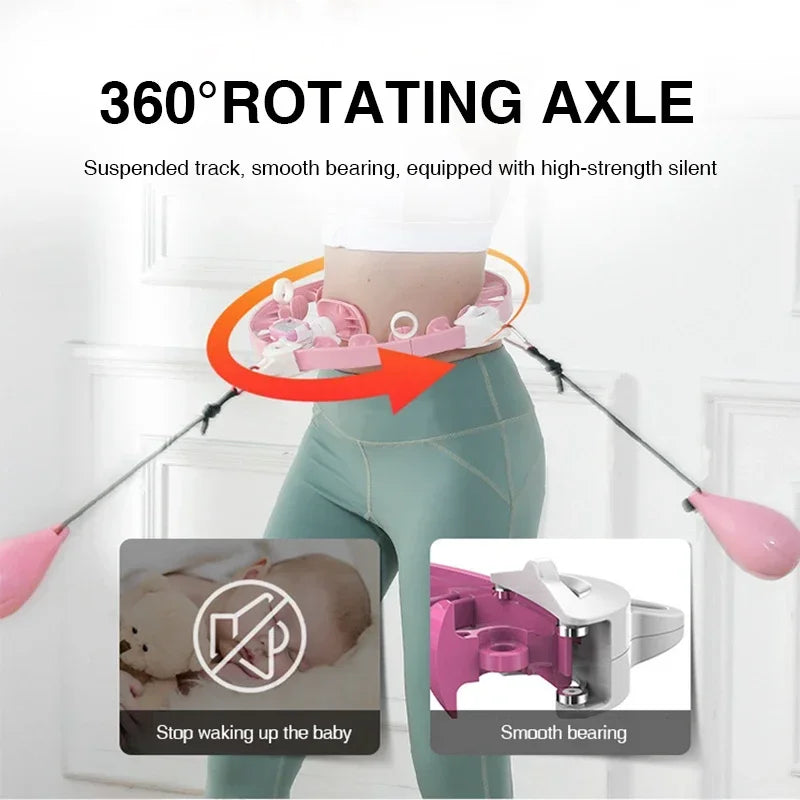 Smart Detachable Counting Hula Hoop for Home Fitness Training