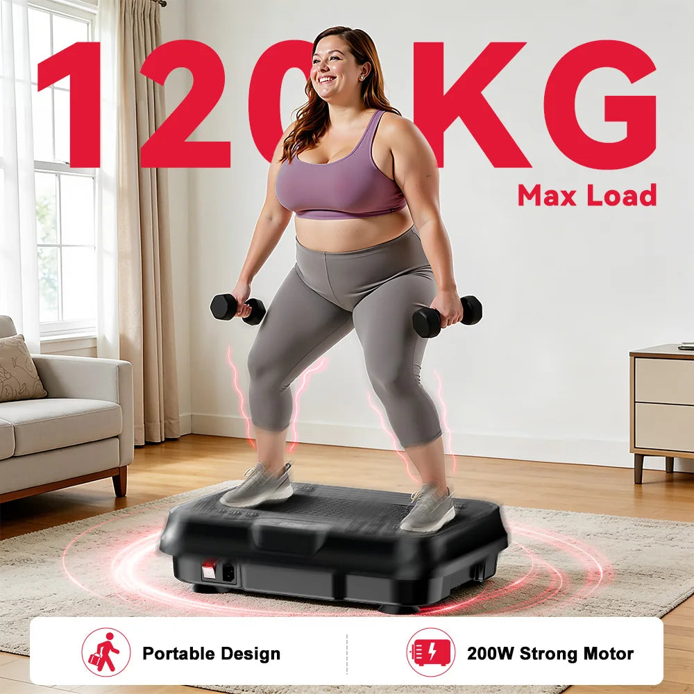 Vibration Plate Exercise Machine with 9 Programs