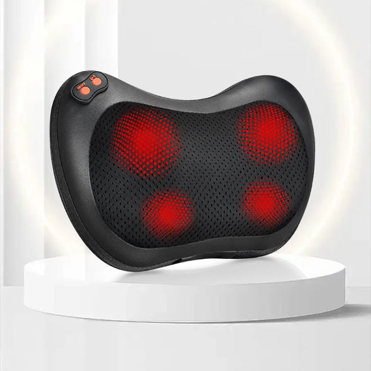 Shiatsu Neck Massager Pillow – Heated Deep Relaxation & Comfort