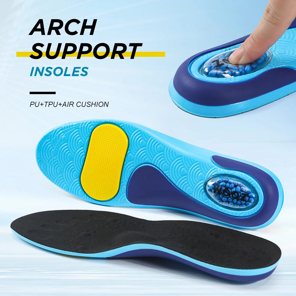Arch Support Gel Insoles Air Cushion Shock Absorption Pads
