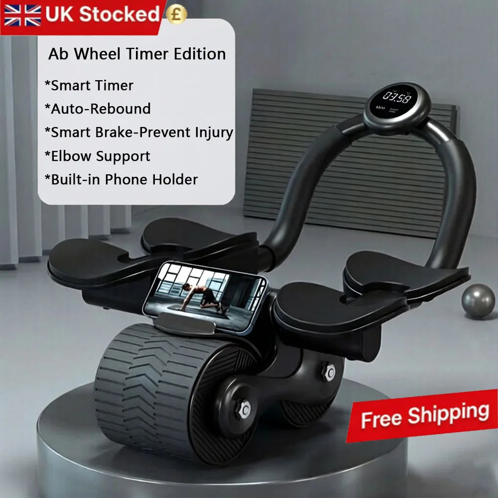 Automatic Rebound Ab Wheel