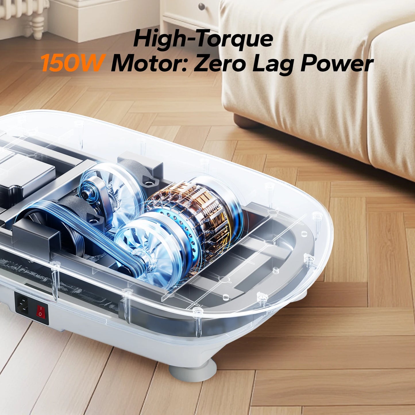 Vibration Plate Platform for Home Fitness Training