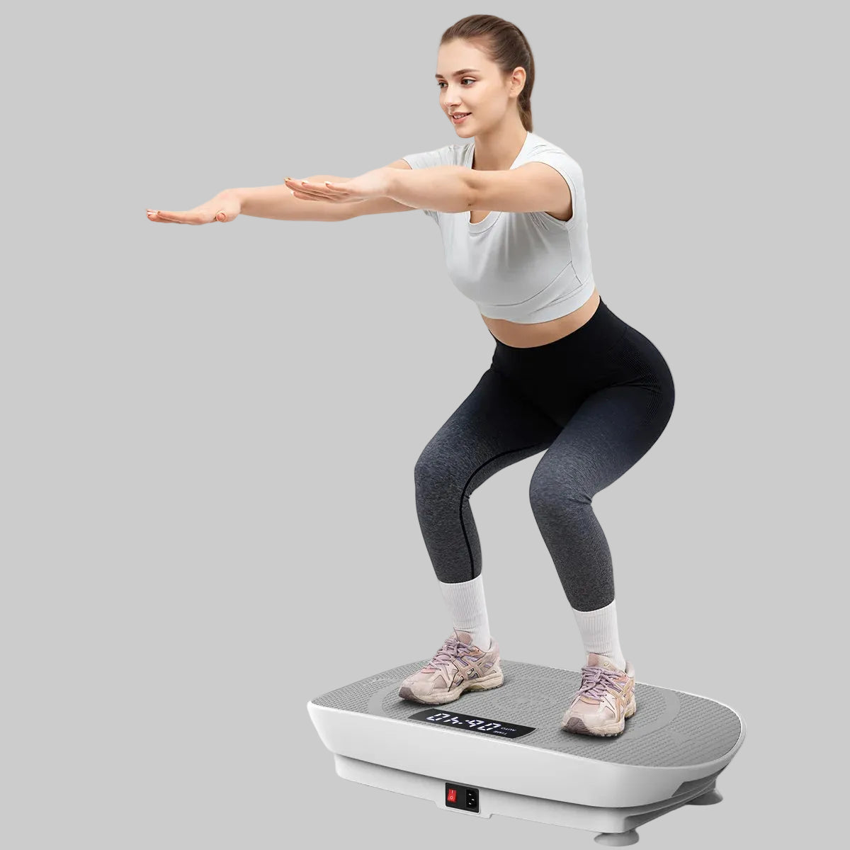 Vibration Plate Platform for Home Fitness Training