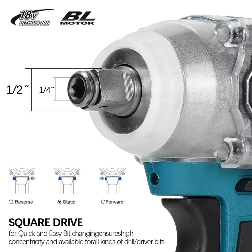 Makita DTW285 18V Brushless Impact Wrench – 280 Nm Max Torque