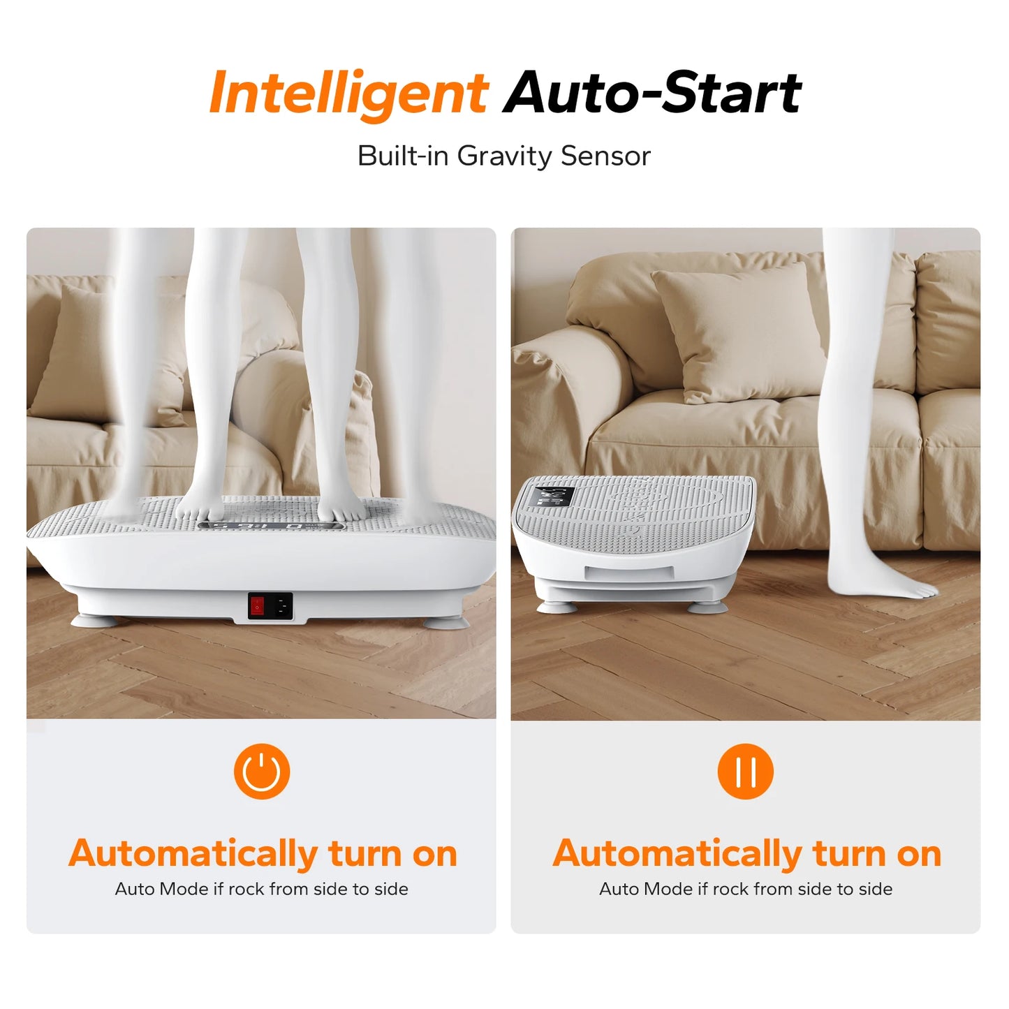 Vibration Plate Platform for Home Fitness Training