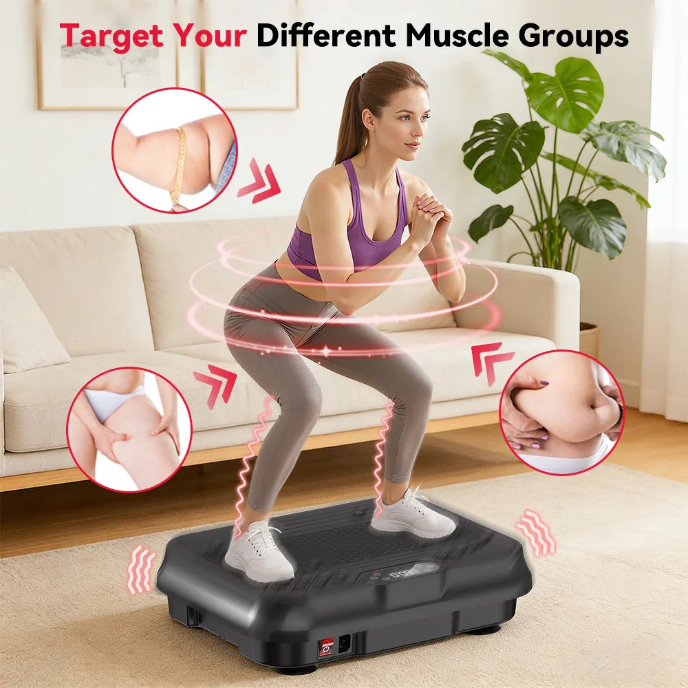 Vibration Plate Exercise Machine with 9 Programs