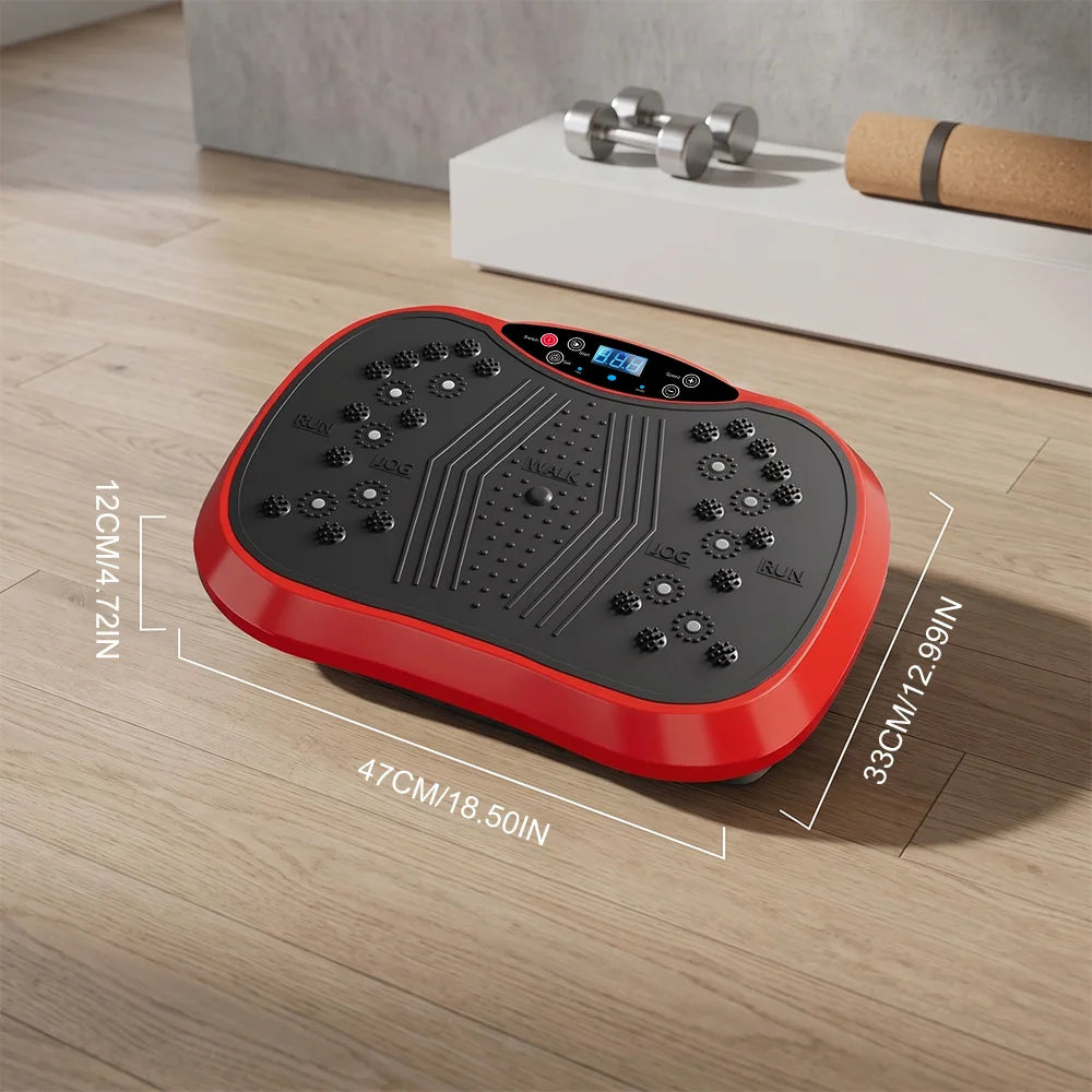 Whole Body Vibration Plate with Resistance Bands