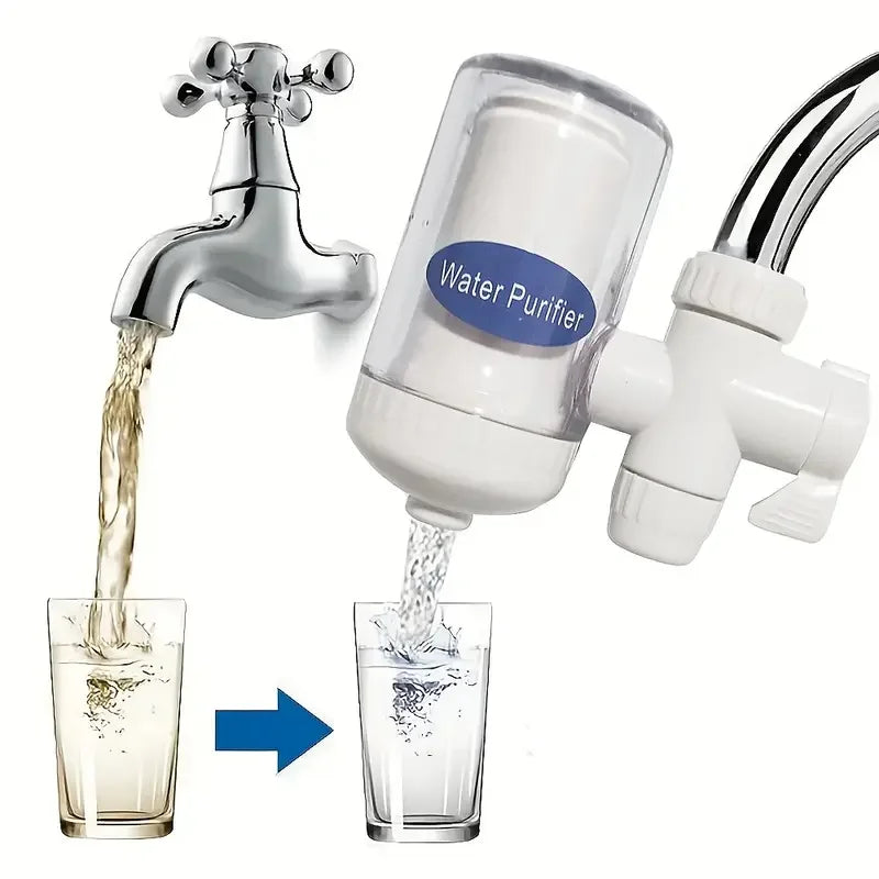 5-Level Kitchen Faucet Water Purifier – Reusable Filter System