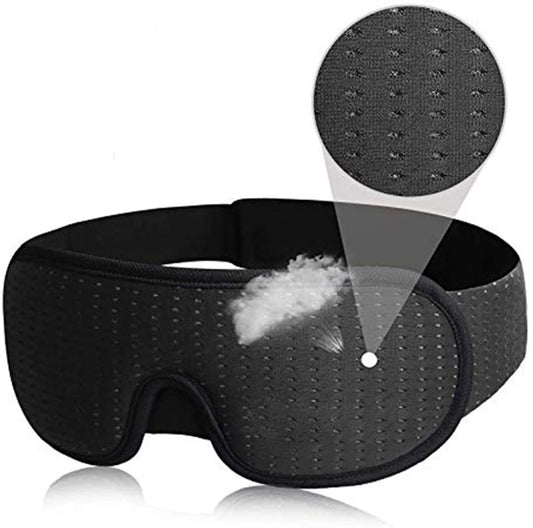 3D Sleep Eye Mask Blackout – Deep Sleep & Travel Comfort