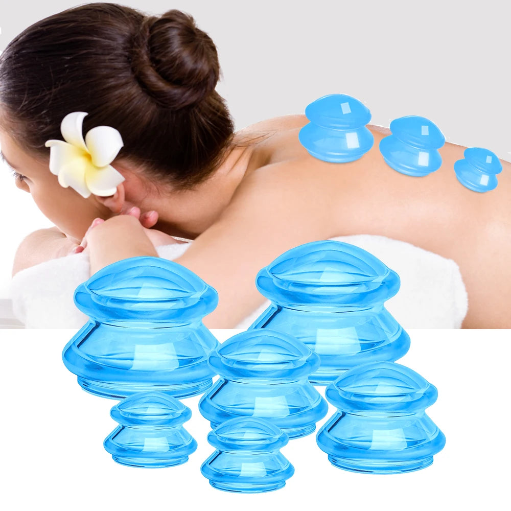 Silicone Vacuum Cupping Massage Cup Set