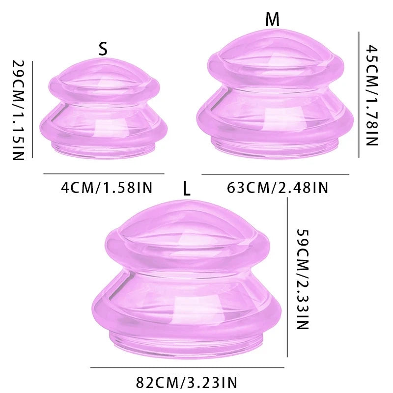 Silicone Vacuum Cupping Massage Cup Set