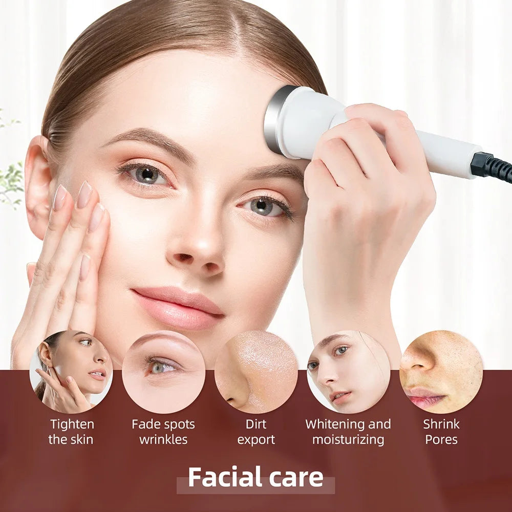 Ultrasonic Facial Beauty Device for Firming & Glow Routine