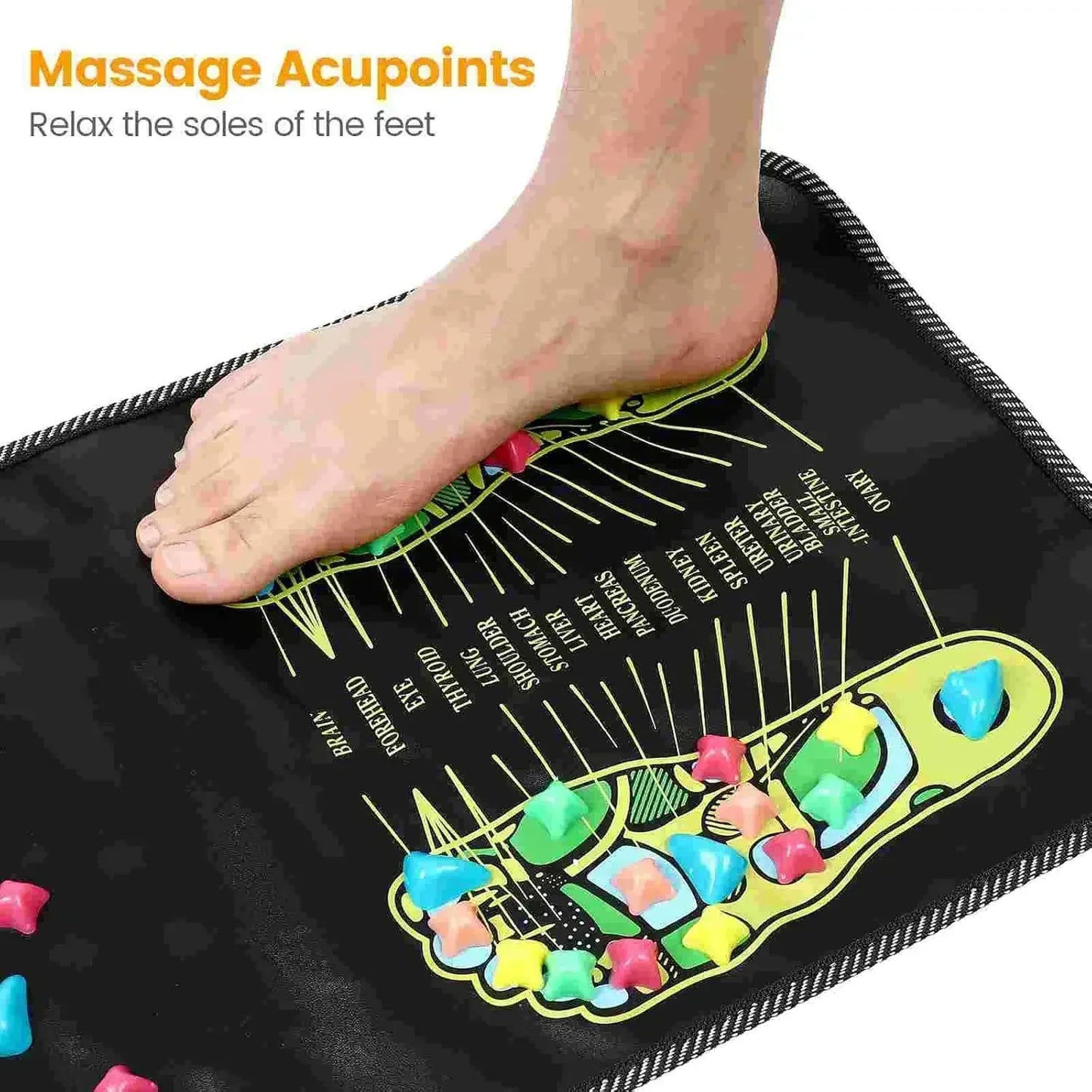 Premium Foot Massage Pad Soft Stone Texture Design Mat