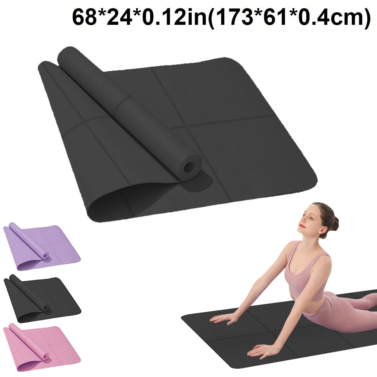 EVA Yoga Mat 4mm Fitness Pilates Exercise Gym Mat