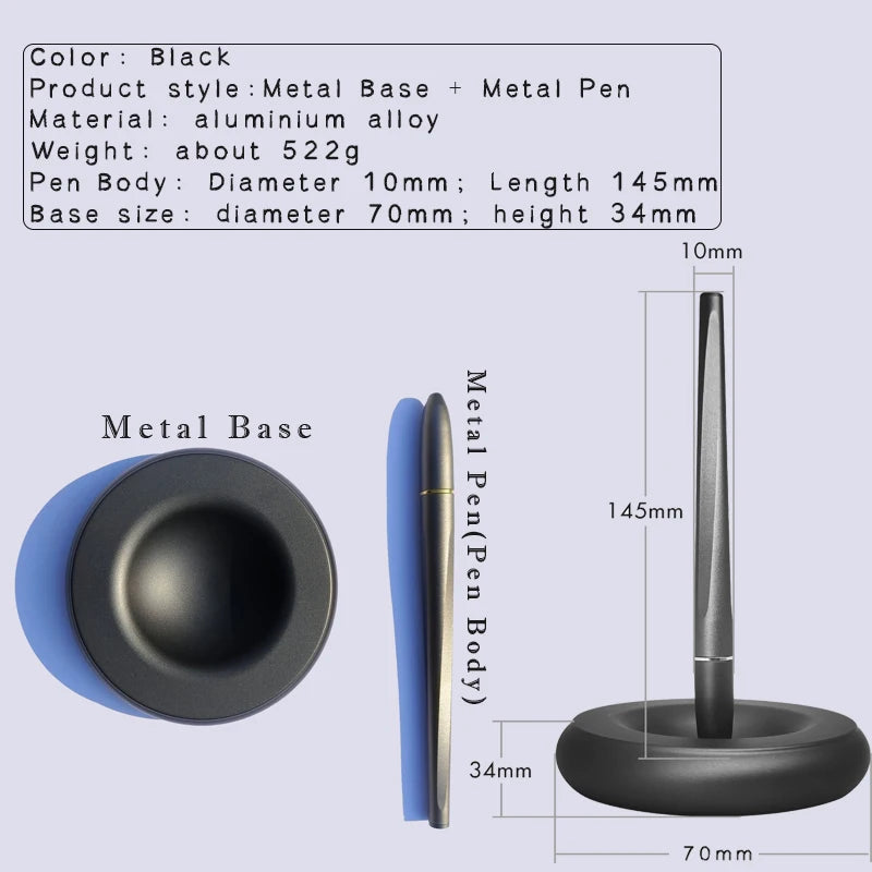 Anti-Gravity Magnetic Levitation Pen for Desk Display & Smooth Writing