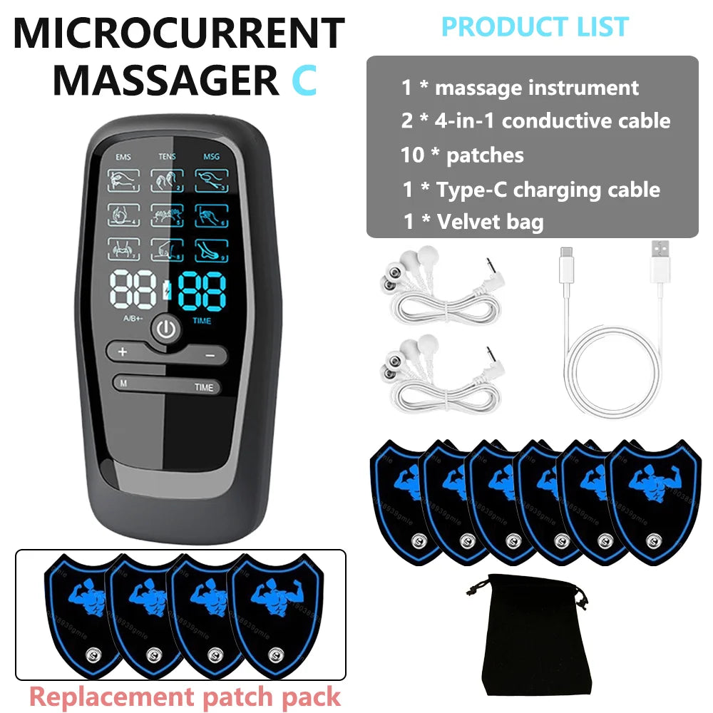 EMS Electric Pulse Massager Digital Device