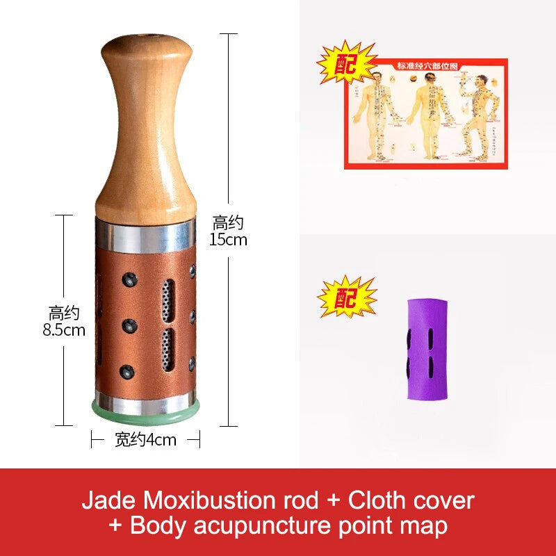 Jade Moxibustion Warm Body Massager for Relaxing Heat Therapy