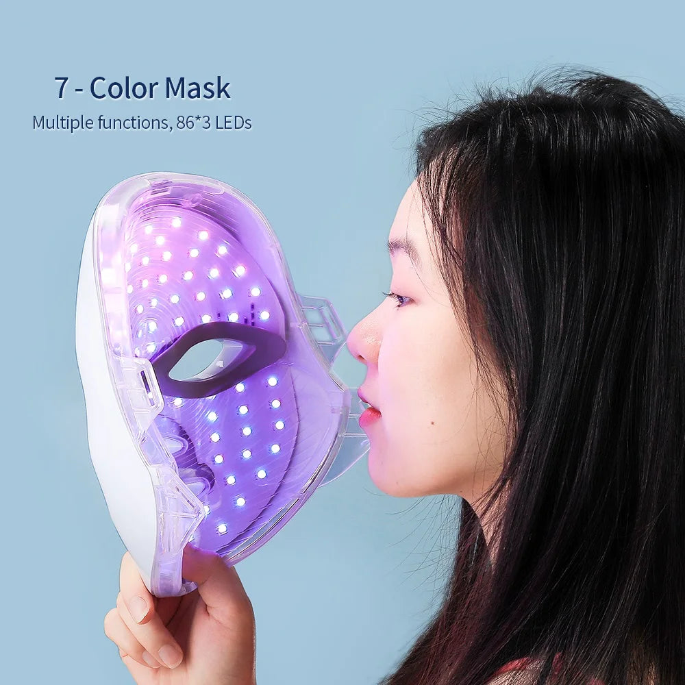 7-Color LED Facial & Neck Mask – Anti-Aging Light Therapy