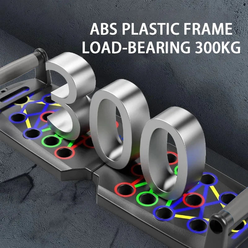 Portable Foldable Push-Up Board with Handles
