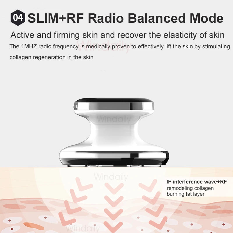 EMS & RF Body Care Device with LED Light