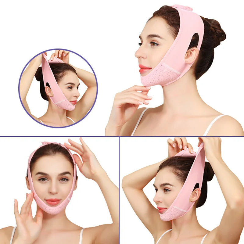 V Face Band for Cheek Lift & Jawline Shaping Support