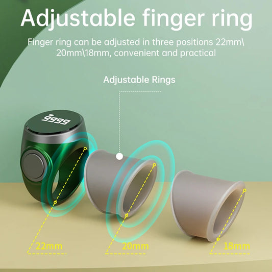 S9 Digital Ring Counter – Smart Touch Prayer & Tally Counter