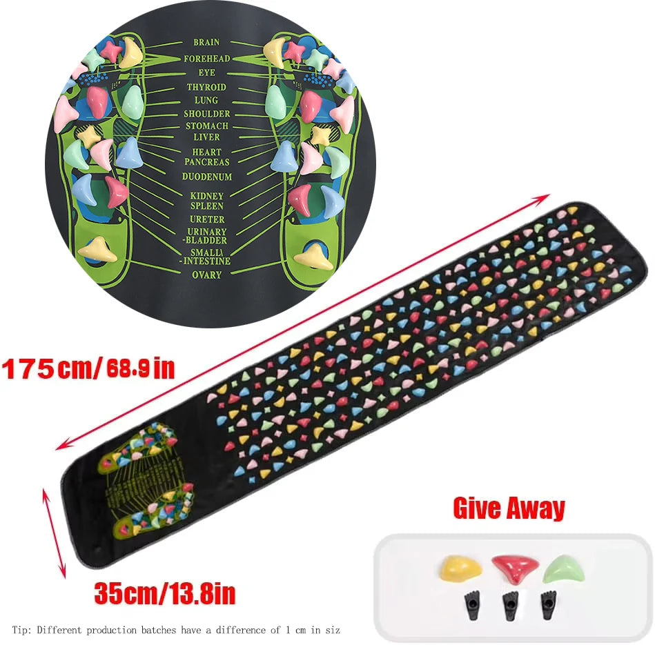 Premium Foot Massage Pad Soft Stone Texture Design Mat