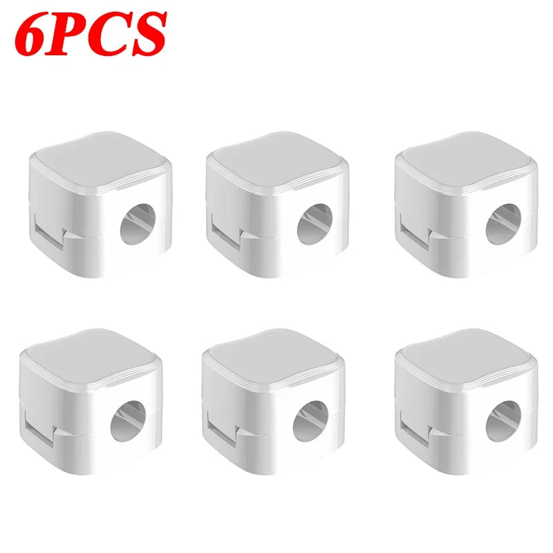 Magnetic Cable Clip Adhesive Desk Wire Organiser Holder