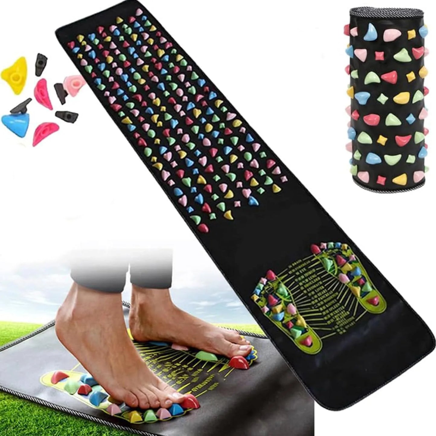 Acupressure Foot Reflexology Massage Pad for Daily Comfort