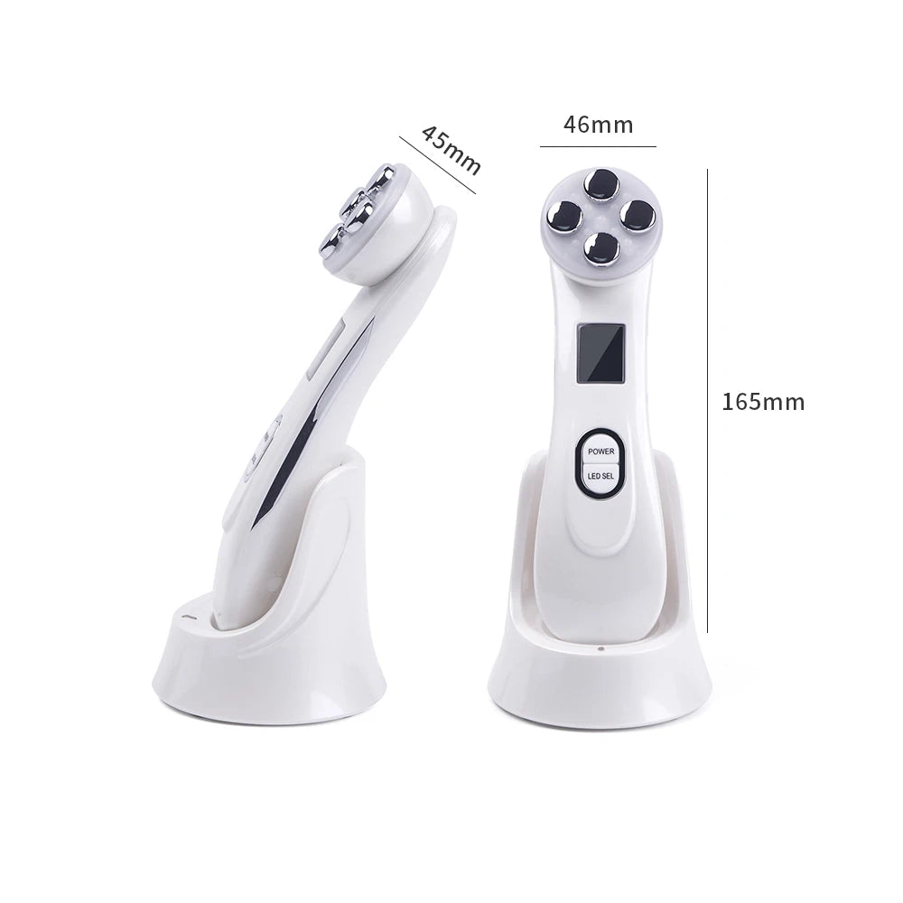 EMS Facial Beauty Device with LED Light