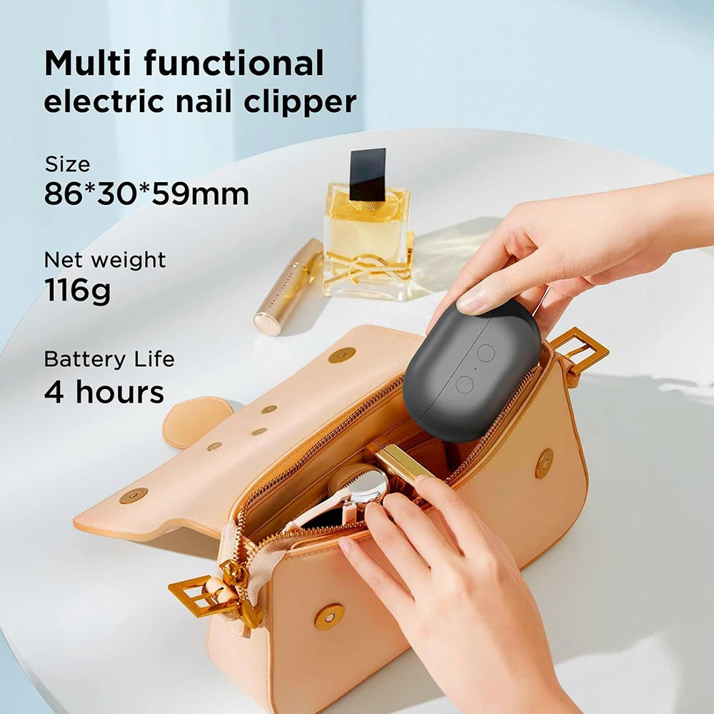 Electric Nail Clipper & Trimmer with Light