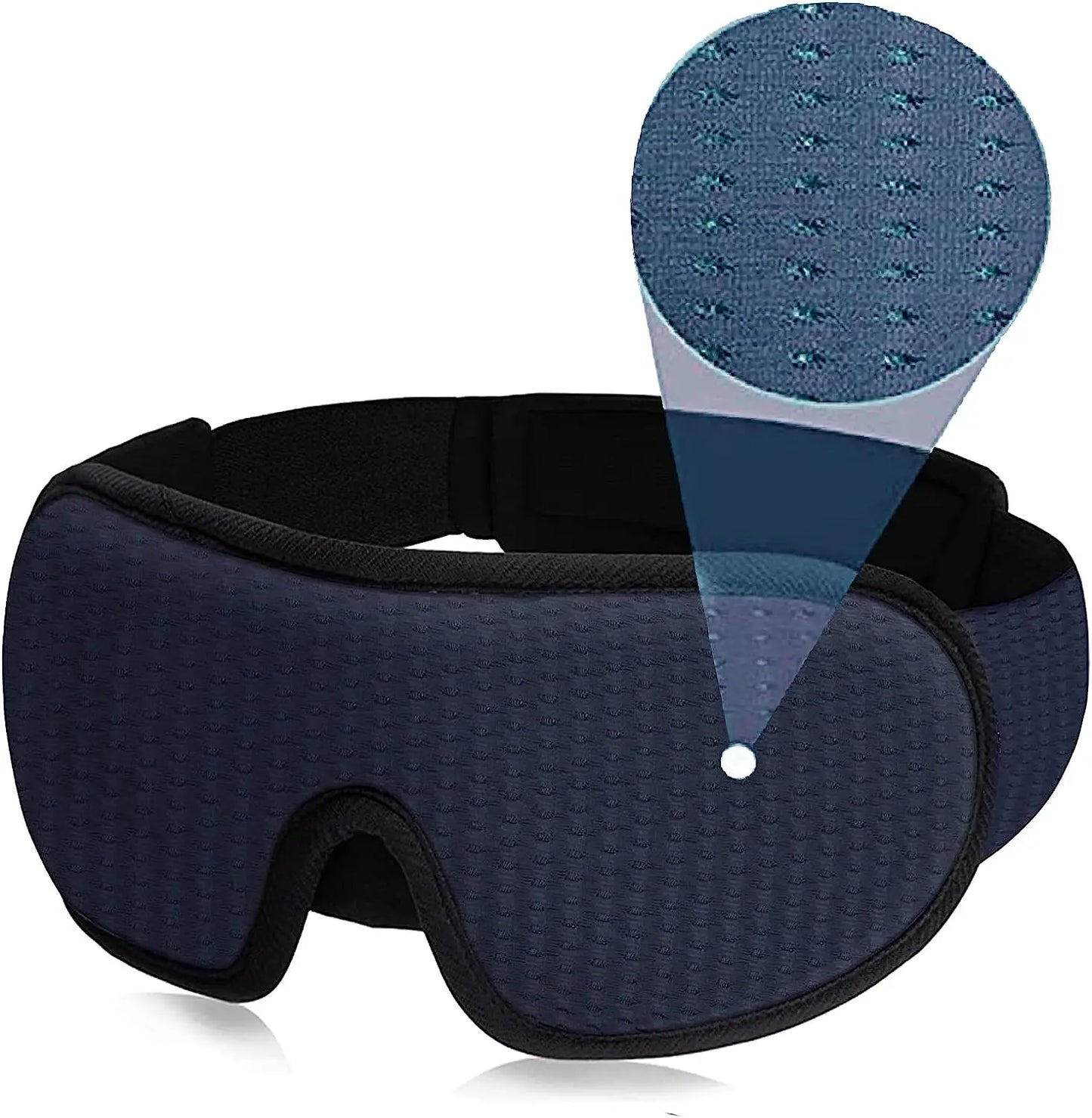 3D Sleep Eye Mask Blackout – Deep Sleep & Travel Comfort