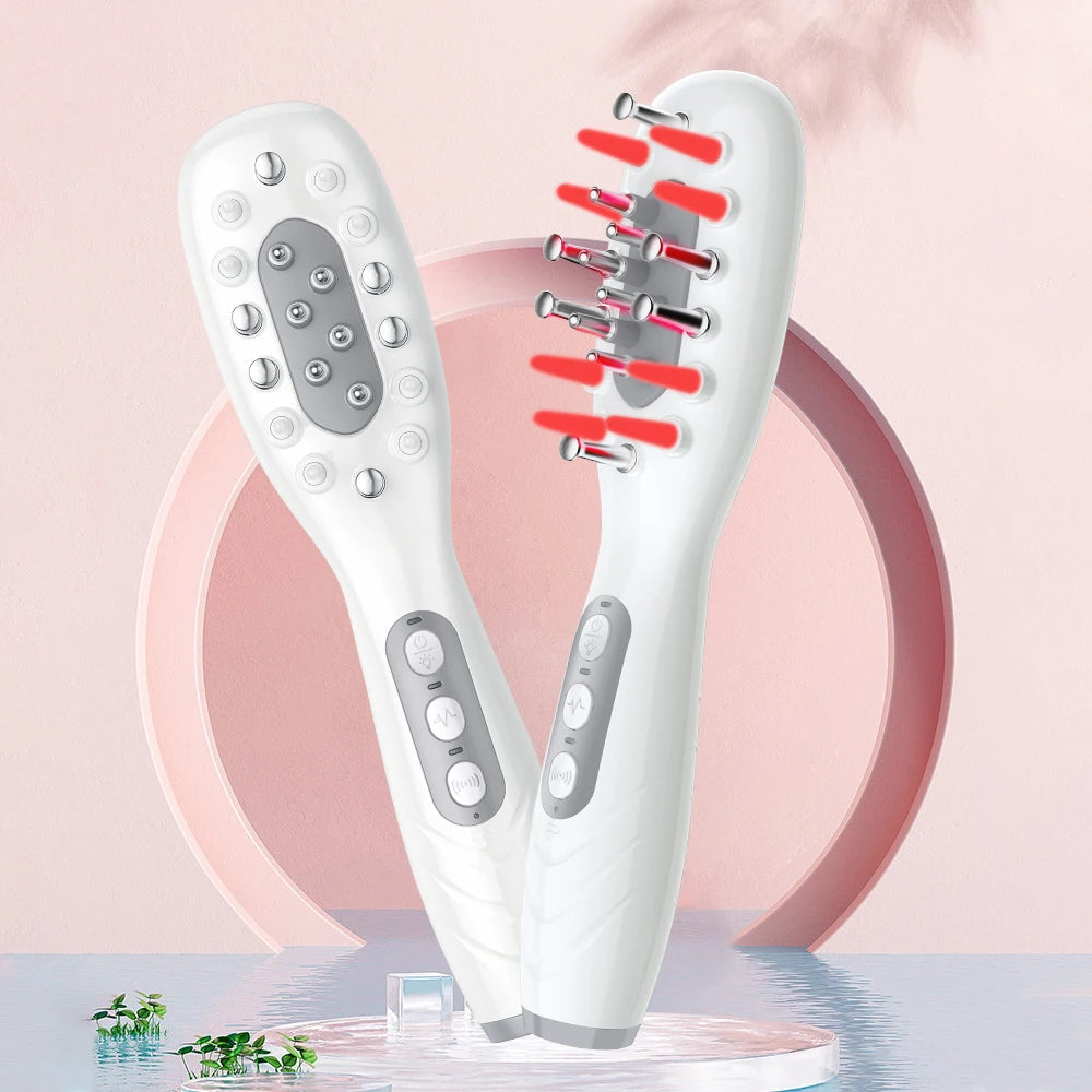 Electric Care Comb LED Modes & Oil Applicator Tool