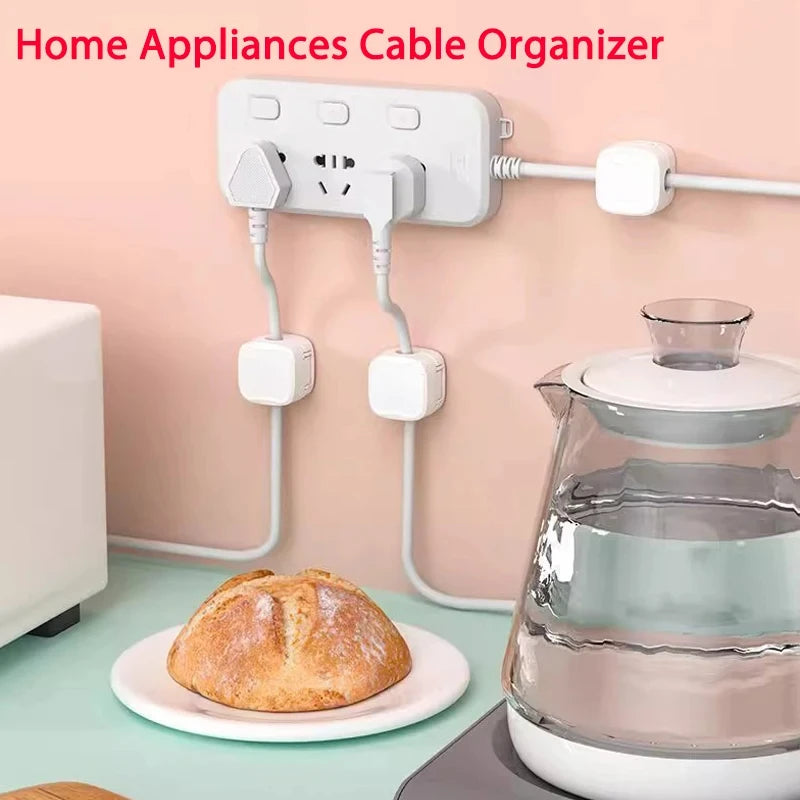 Magnetic Cable Clip Adhesive Desk Wire Organiser Holder