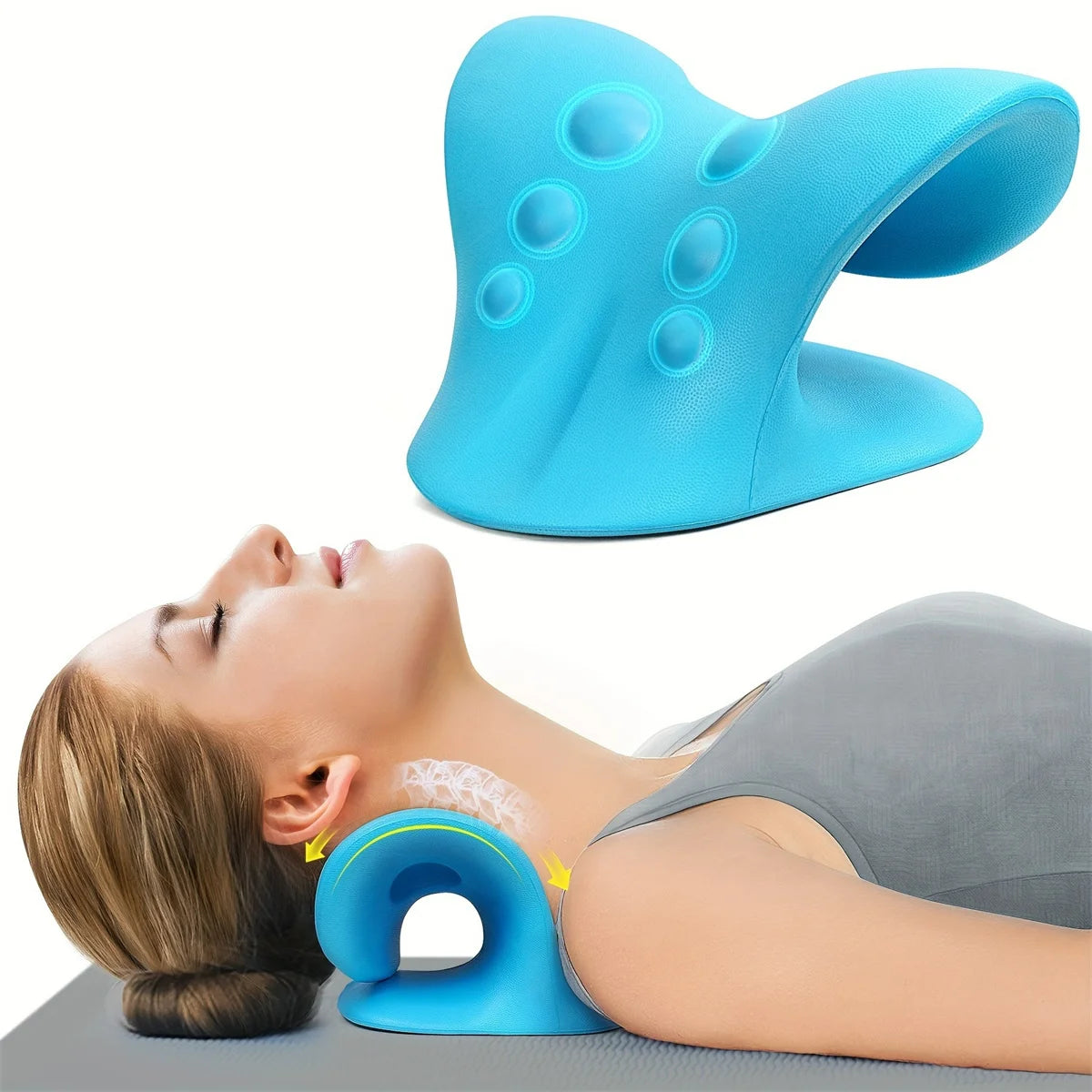 C-Shaped Neck Support Pillow Ergonomic Cushion