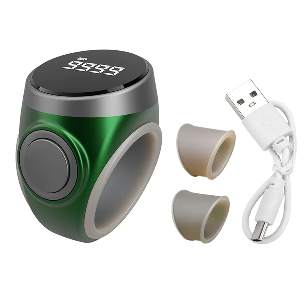 S9 Digital Ring Counter – Smart Touch Prayer & Tally Counter