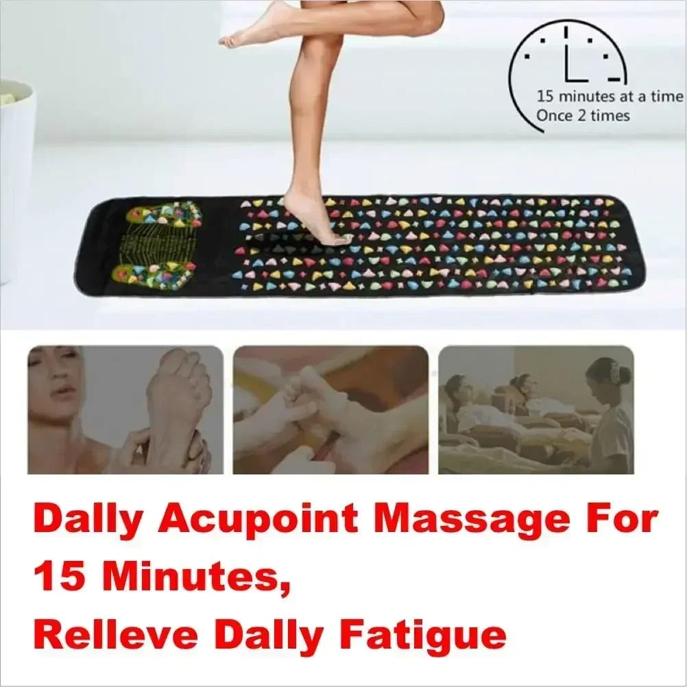 Premium Foot Massage Pad Soft Stone Texture Design Mat