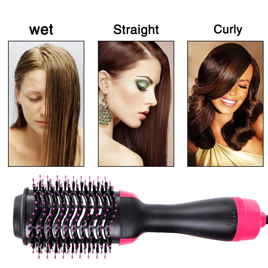 Hot Air Dryer Brush 3-in-1 Volumiser & Hair Styler