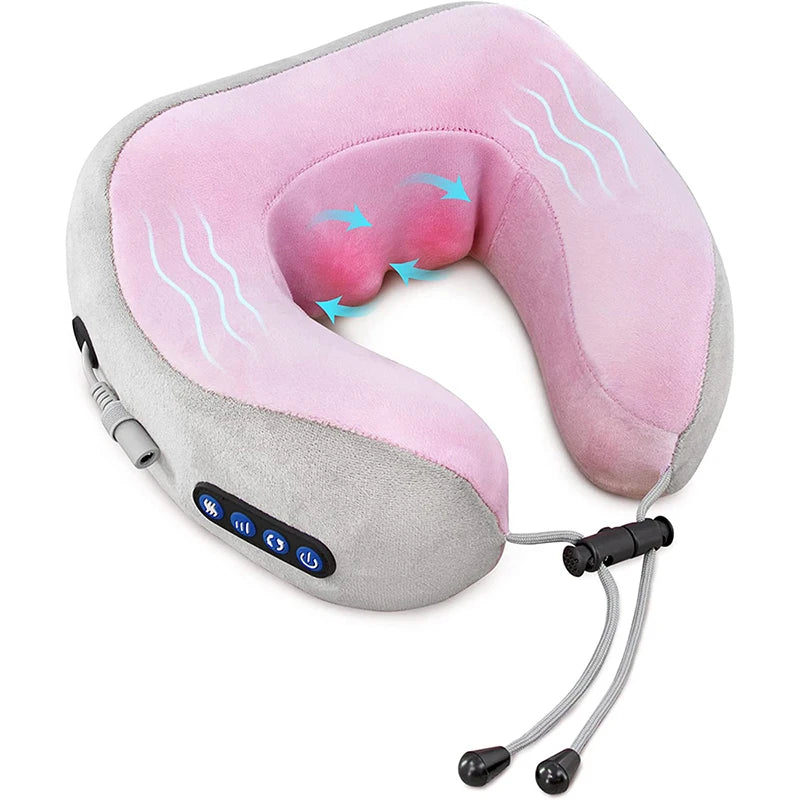 Electric Neck Massager with Heat & Vibration
