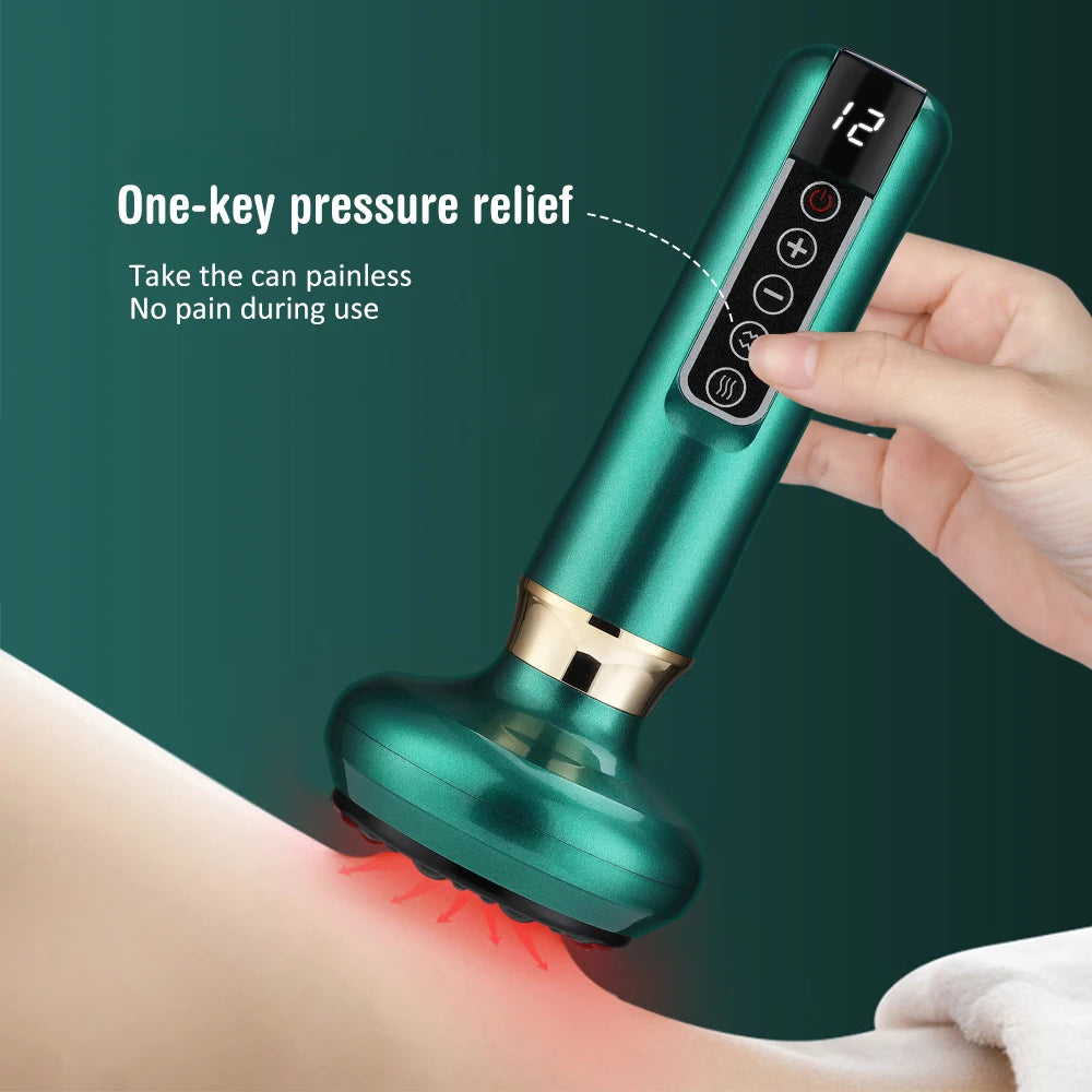 Smart Vacuum Cupping Massager | Heated Recovery Device
