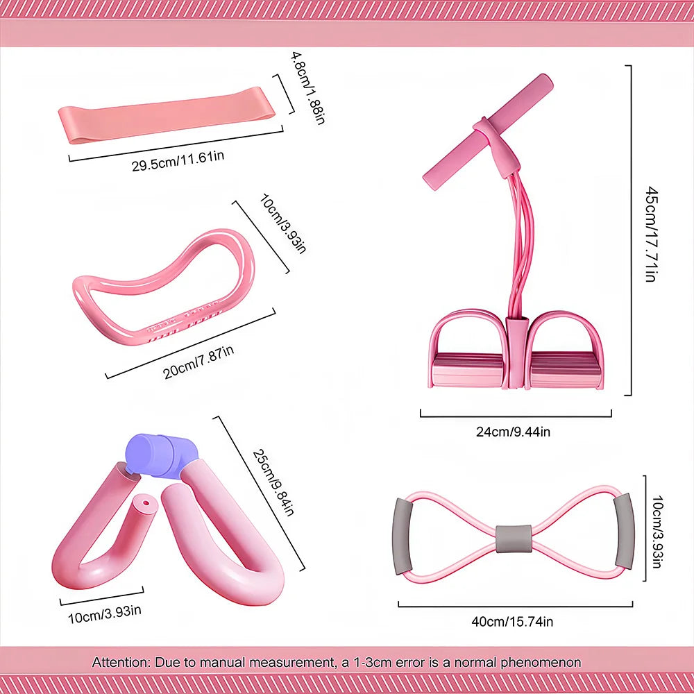 Complete Yoga Fitness Training Set for Home Workouts