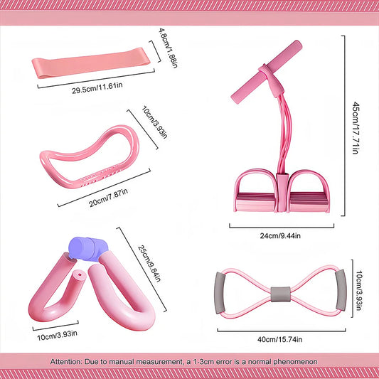 Complete Yoga Fitness Training Set for Home Workouts