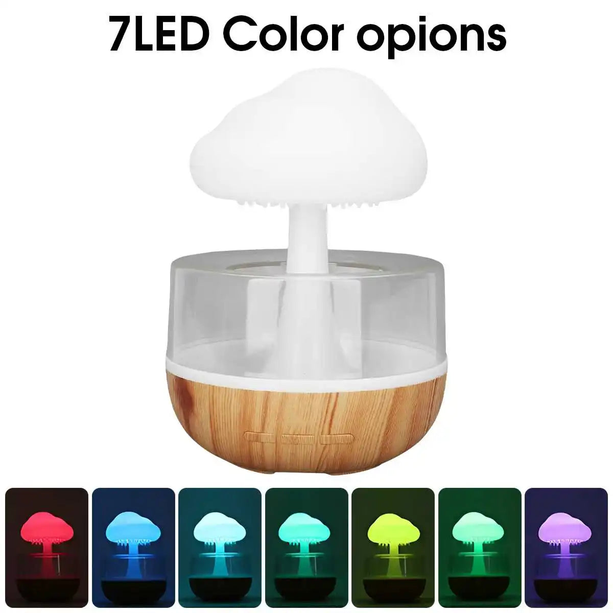 Rain Cloud Humidifier with LED Night Light